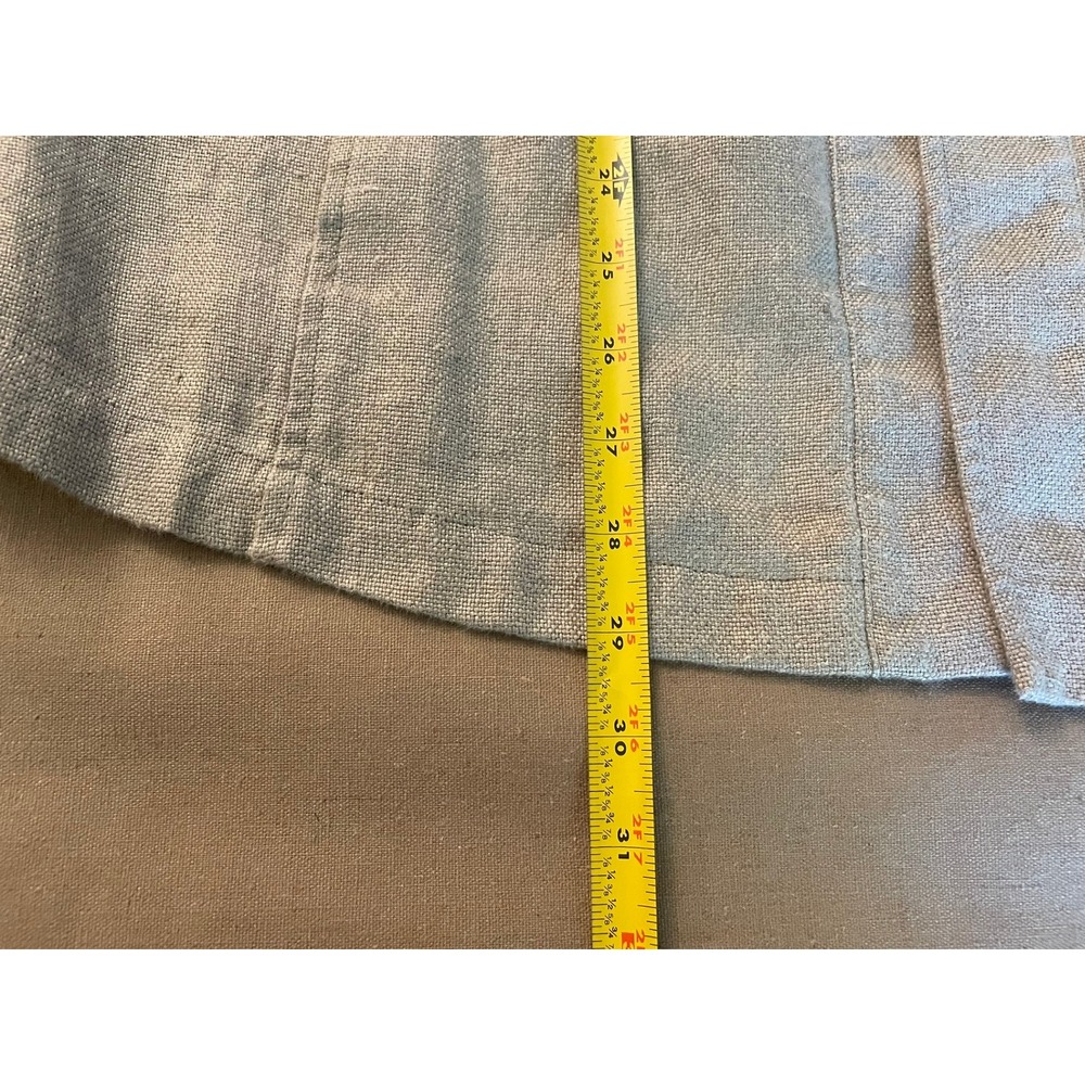 Eileen Fisher Organic Linen Blazer Sz M/L Cream Neutral Minimalist Quiet Luxury - Picture 2 of 7